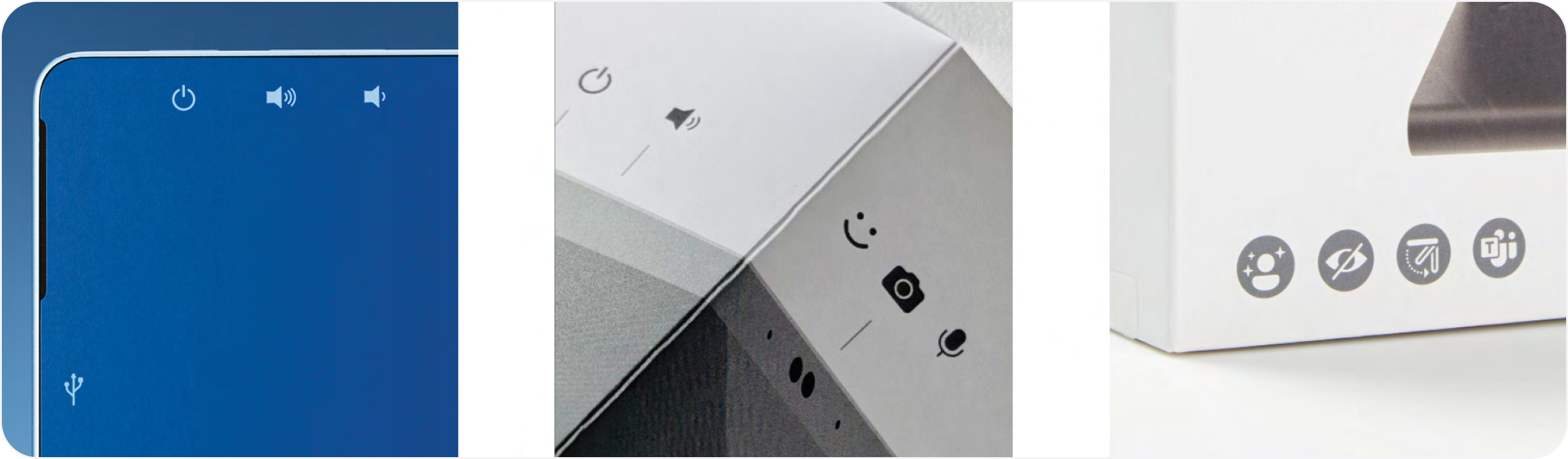 Examples of feature icons from Microsoft packaging.