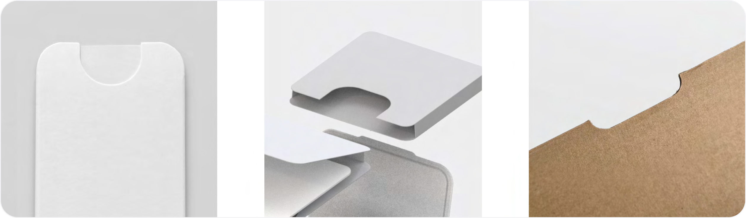 Examples of noches from Microsoft packaging.